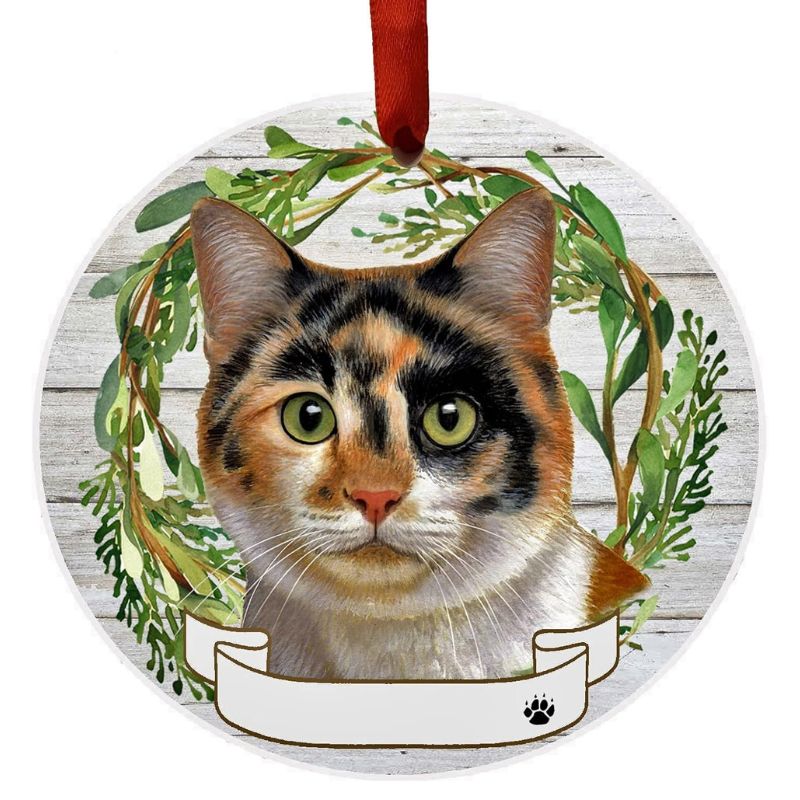 Calico Cat Ornament